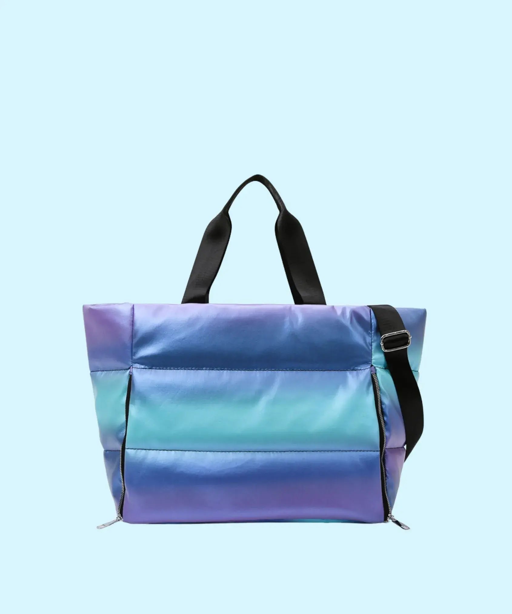 Puffer Duffle Gym Bag