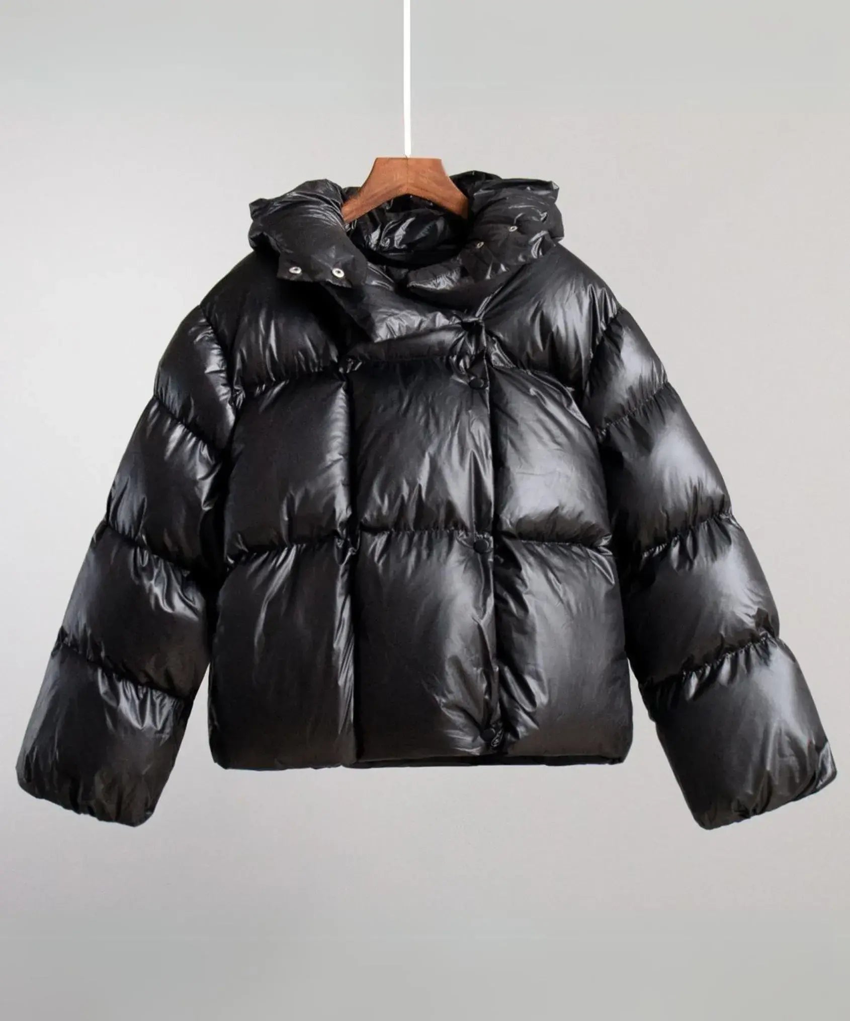 Short Puffer Jacket Cotton-padded