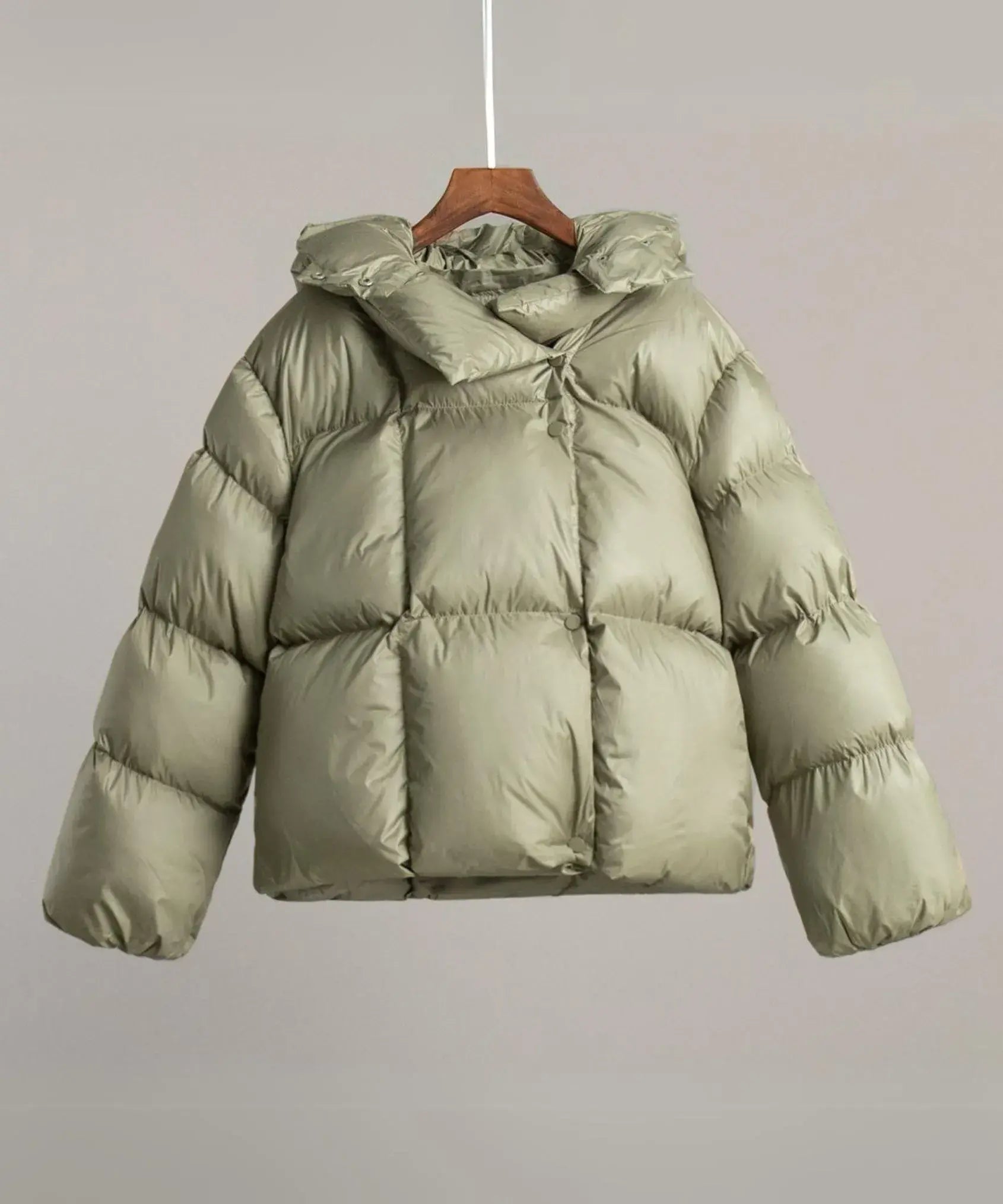 Short Puffer Jacket Cotton-padded