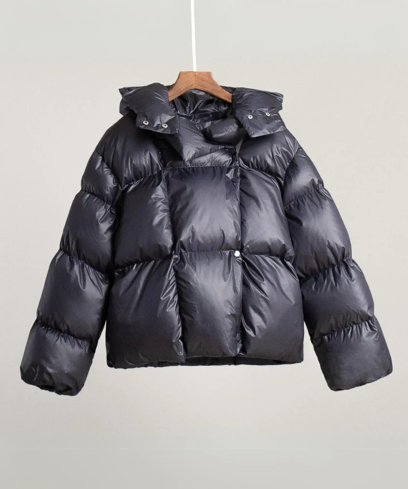 Short Puffer Jacket Cotton-padded