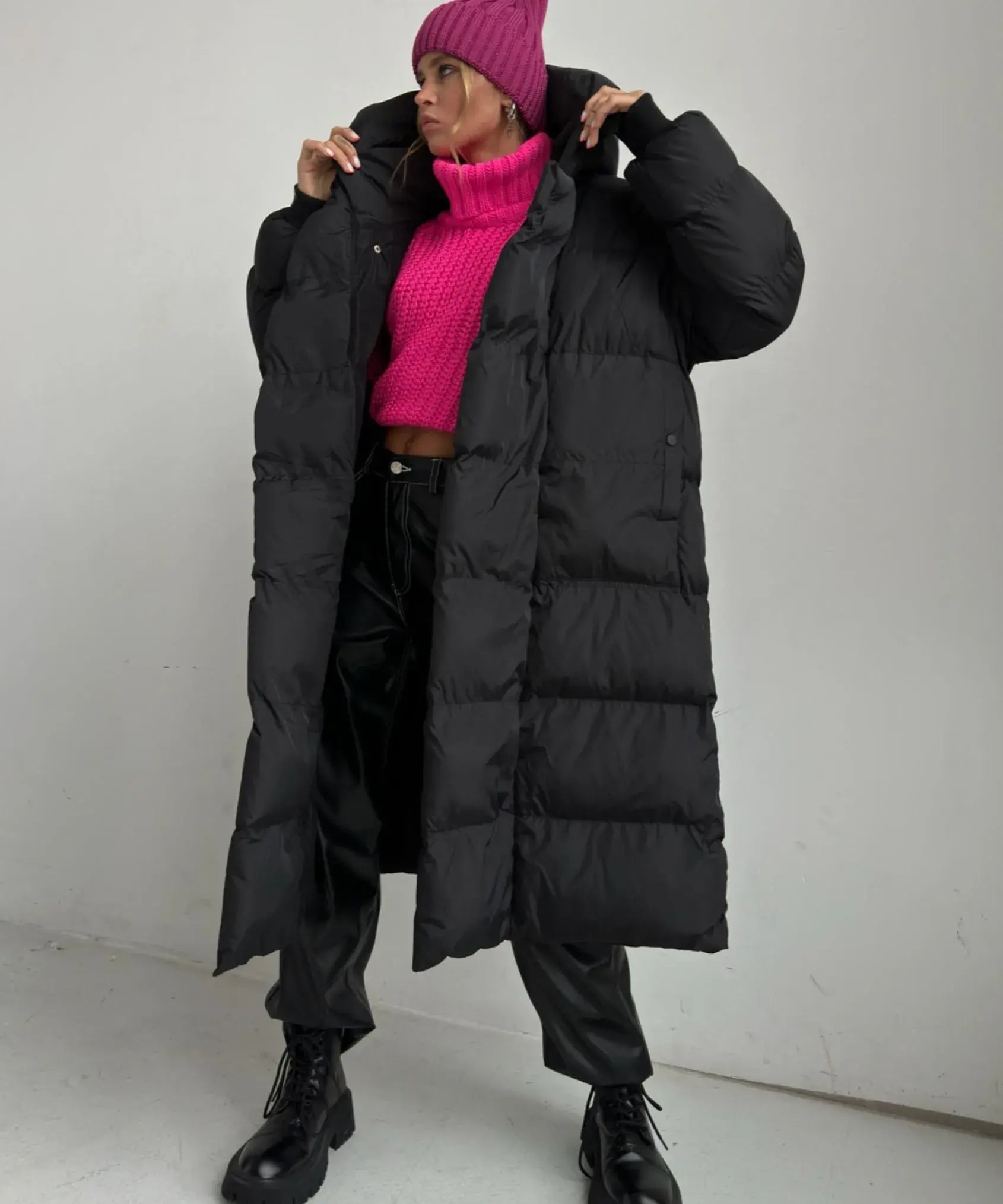 Women Long Puffer Jacket